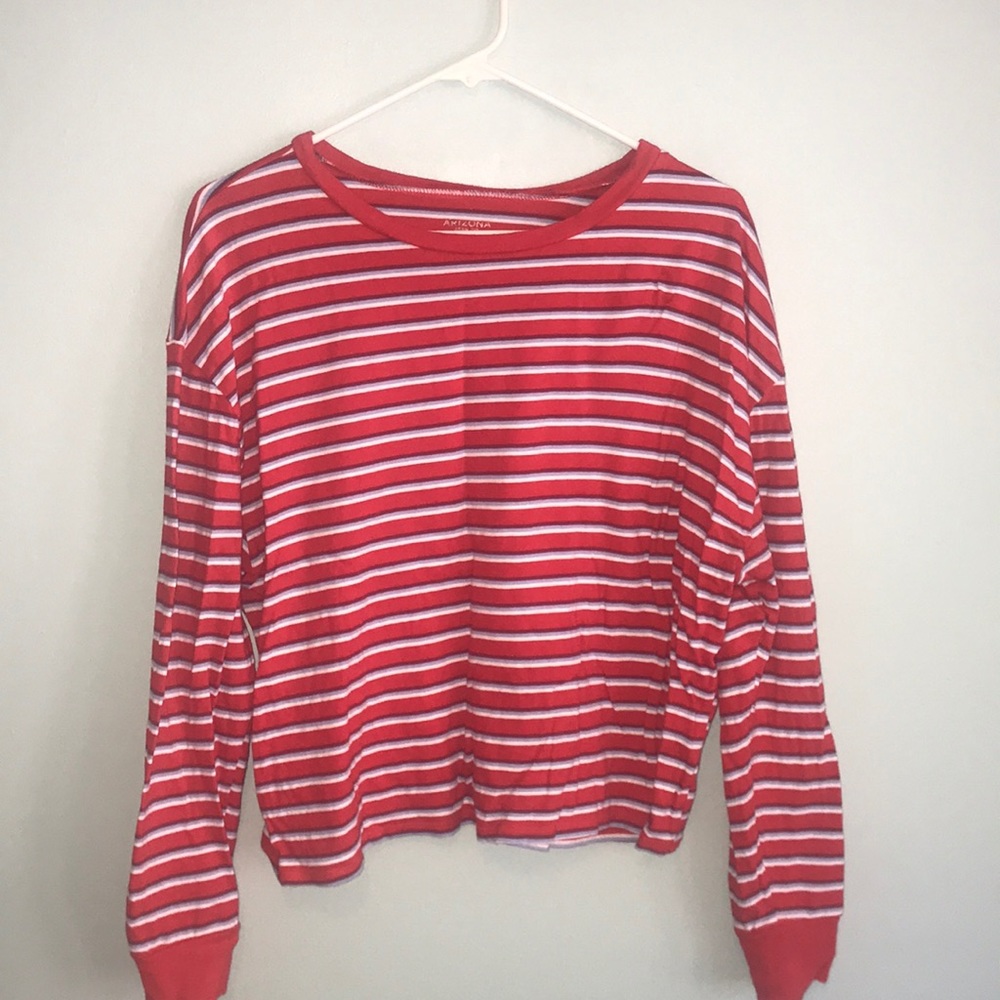 Striped crewneck